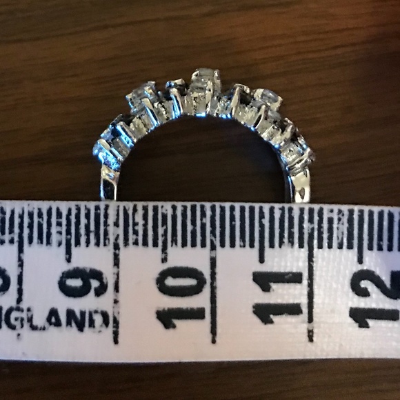 Multi-stone Statement ring in 18k white gold plated - Picture 8 of 8